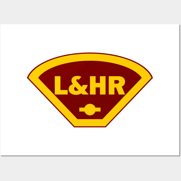 Lehigh and Hudson River Railway (L&HR) Wall Art by Railway Tees For All